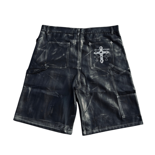Mourir Vintage Leather Short